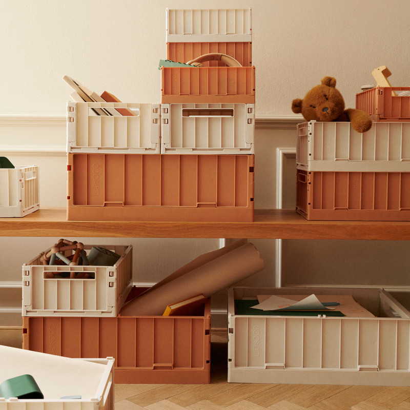 LIEWOOD úložné boxy S Weston Tuscany Rose 2 kusy