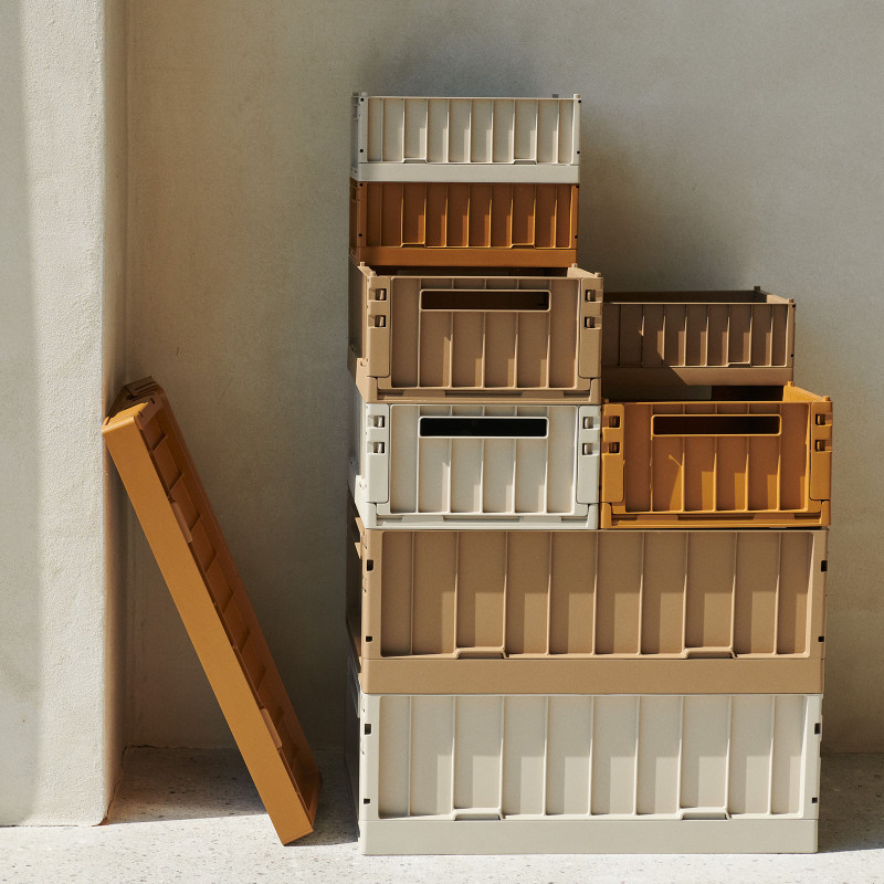 LIEWOOD úložné boxy S Weston Sandy 2 kusy