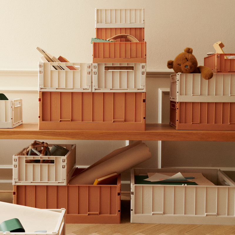 LIEWOOD úložné boxy M Weston Tuscany Rose 2 kusy