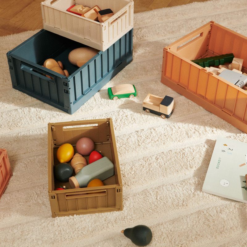 LIEWOOD úložné boxy M Weston Tuscany Rose 2 kusy