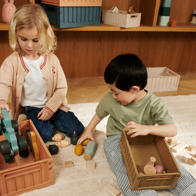 LIEWOOD úložné boxy M Weston Tuscany Rose 2 kusy