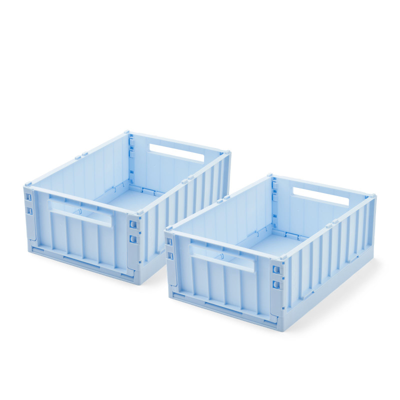 LIEWOOD úložné boxy M Weston Pure Sky 2 kusy