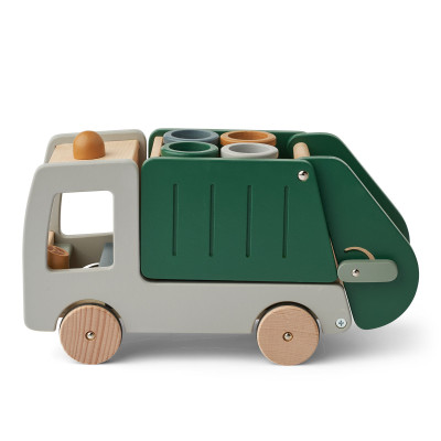 LIEWOOD drevené smetiarske auto Irina Garden Green LIEWOOD drevené smetiarske auto Irina Garden Green