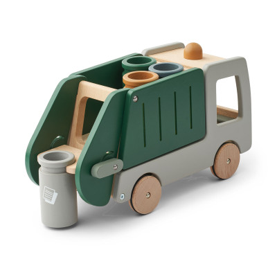 LIEWOOD drevené smetiarske auto Irina Garden Green LIEWOOD drevené smetiarske auto Irina Garden Green