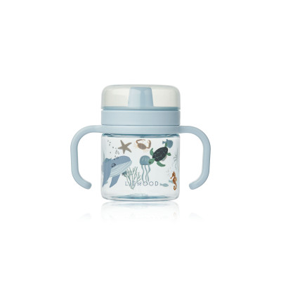 LIEWOOD tréningový hrnček Kylo 280 ml Sea Creature Sandy