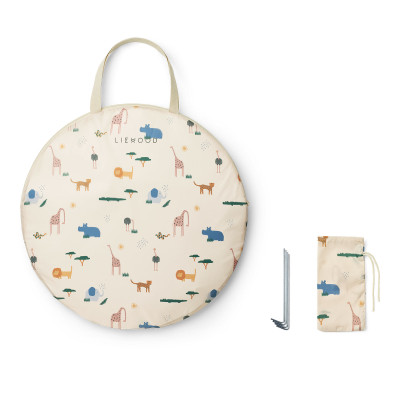 LIEWOOD plážový stan s bazénom Everett Safari Sandy Mix