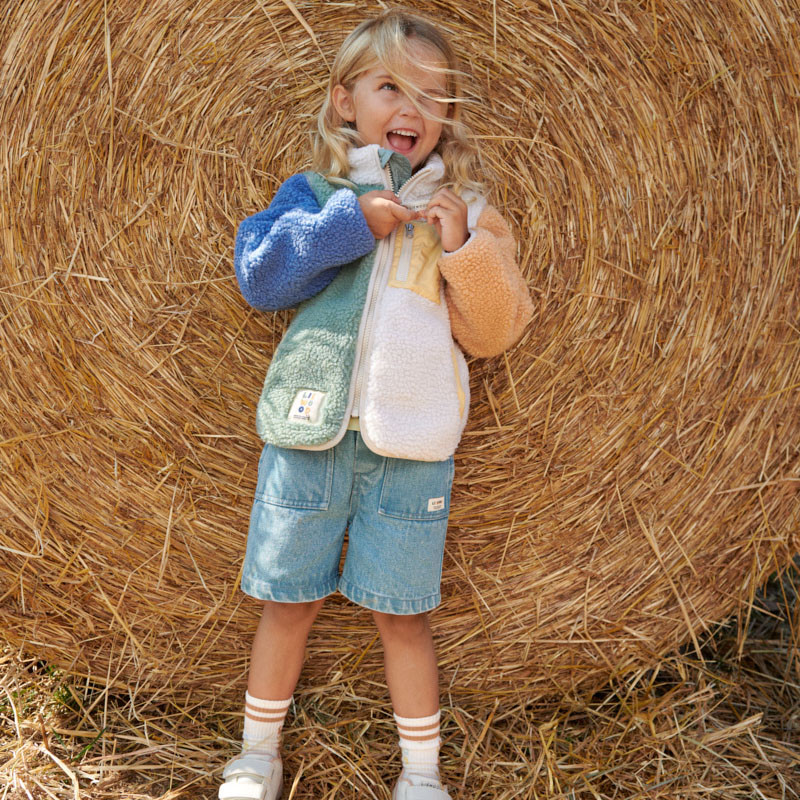 LIEWOOD Bunda Nolan Pile Jacket Peppermint multi mix