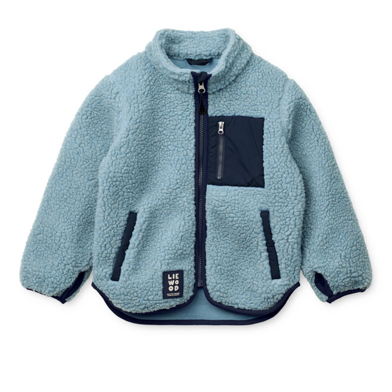 LIEWOOD Bunda Nolan Pile Jacket Beach blue