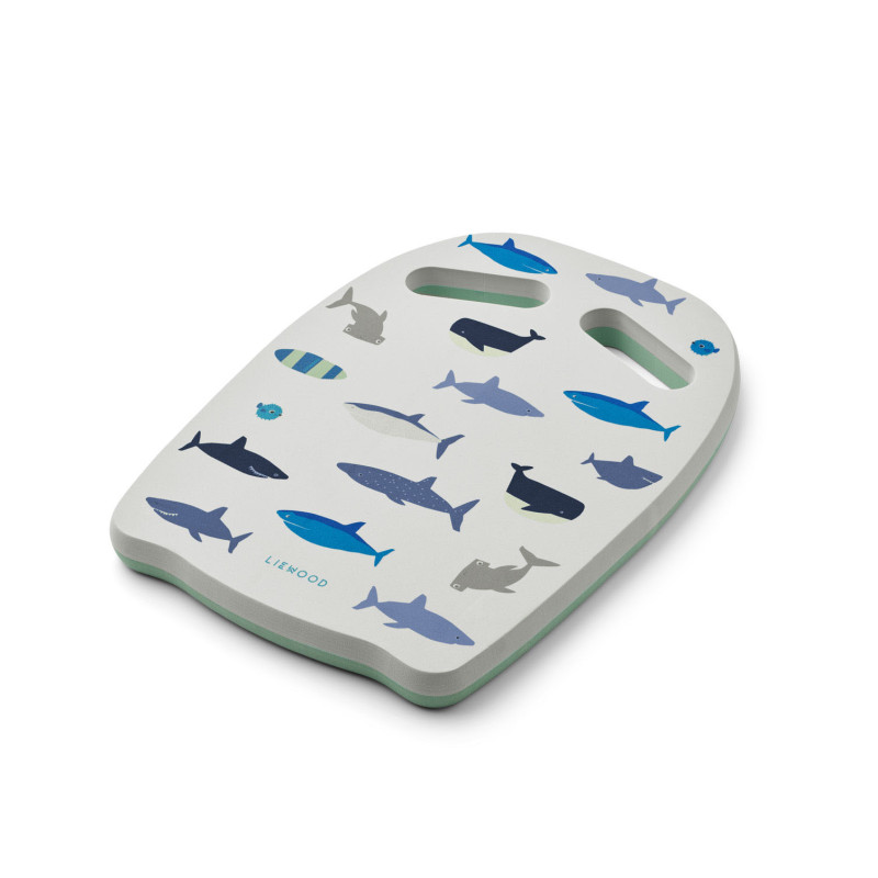 LIEWOOD Hayden plavecká doska Shark / Dove blue