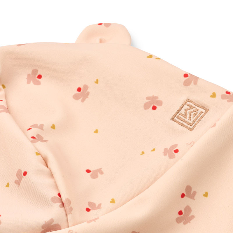 LIEWOOD plavecký klobúk Senia Mini Butterfly / Apple blossom