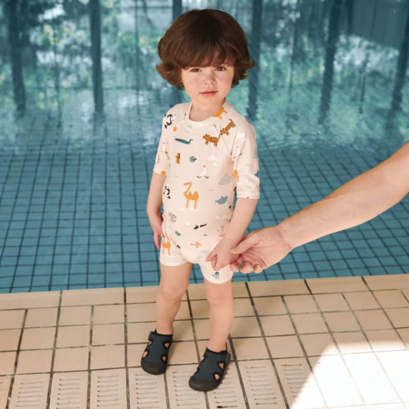 LIEWOOD topánky do vody Sigurd Black / Classic navy