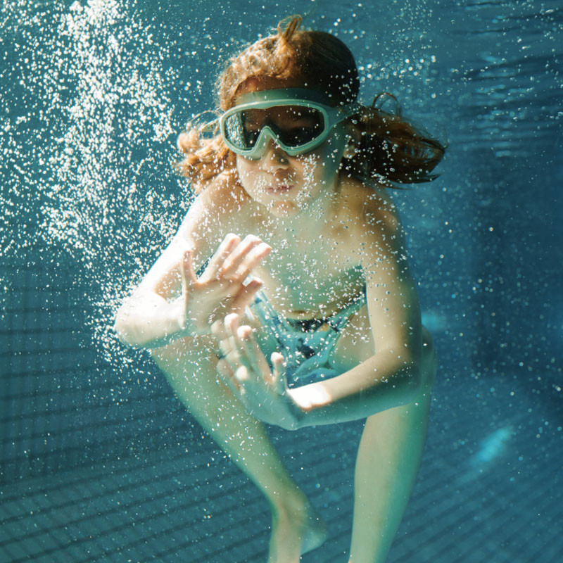 LIEWOOD Duke plavecké šortky Boards / Light peppermint