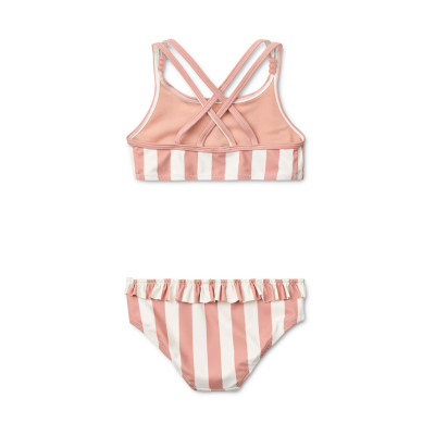 LIEWOOD dvojdielne plavky Belle Striped Coral blush