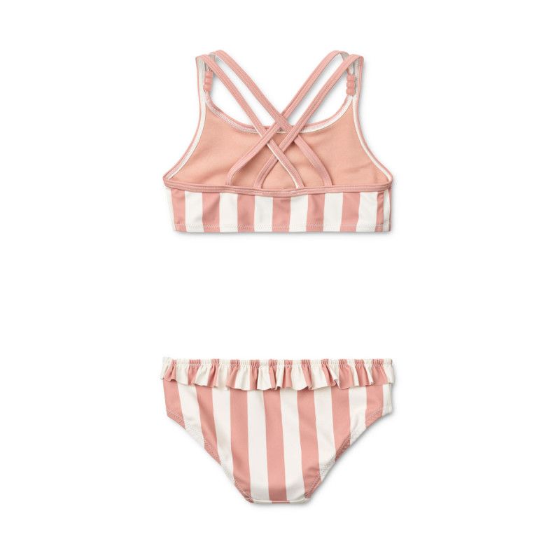 LIEWOOD dvojdielne plavky Belle Striped Coral blush