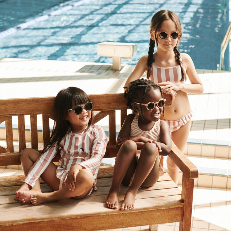 LIEWOOD dvojdielne plavky Belle Striped Coral blush