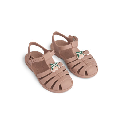 LIEWOOD sandále Bre Beach s ozdobami Peach / Dark rose