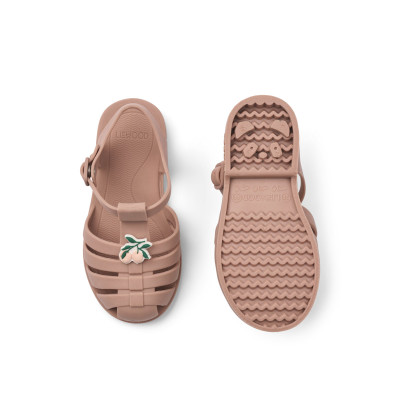 LIEWOOD sandále Bre Beach s ozdobami Peach / Dark rose
