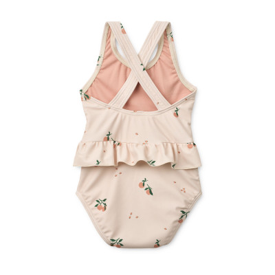 LIEWOOD plavky Amara Baby Printed Peach Sea shell