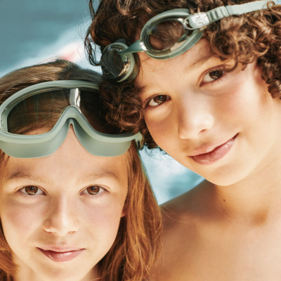 LIEWOOD plavecké okuliare Kerem Peppermint / Garden green