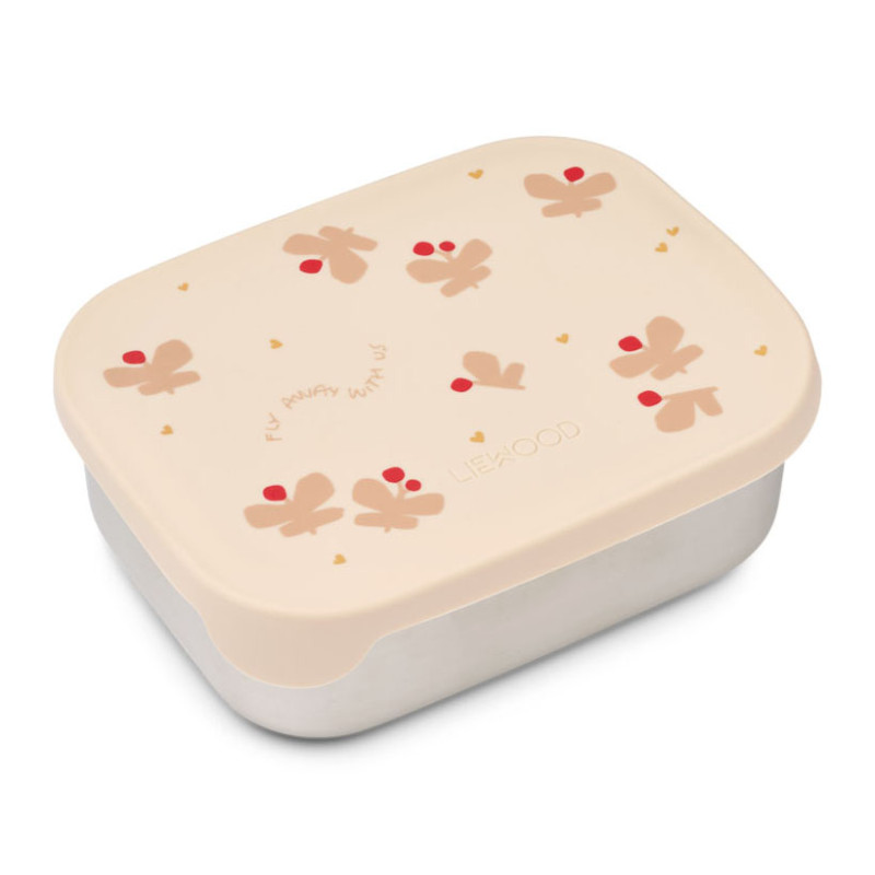 LIEWOOD desiatový box Arthur Butterfly / Apple blossom