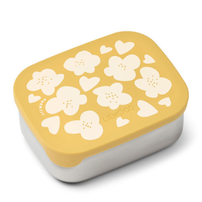 LIEWOOD desiatový box Arthur Flower / Lemon yellow