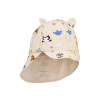 LIEWOOD Detský letný klobúčik Gorm s uškami Around the world / Sandy