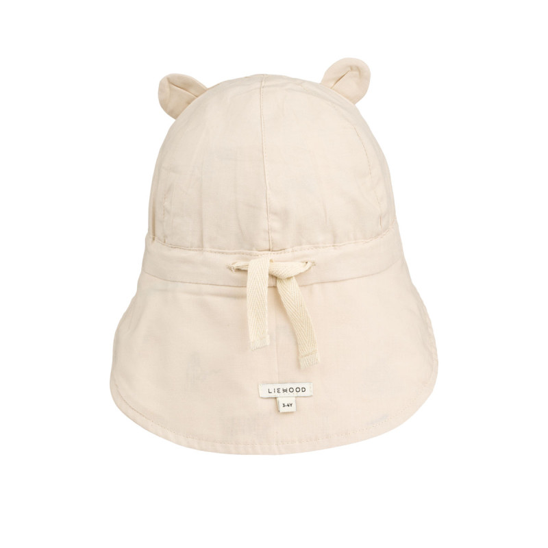 LIEWOOD Detský letný klobúčik Gorm s uškami Around the world / Sandy