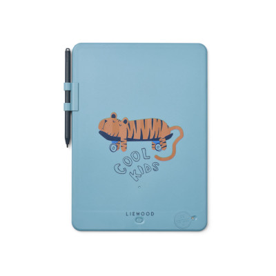 LIEWOOD tabuľka na kreslenie Zora Tiger / Beach blue