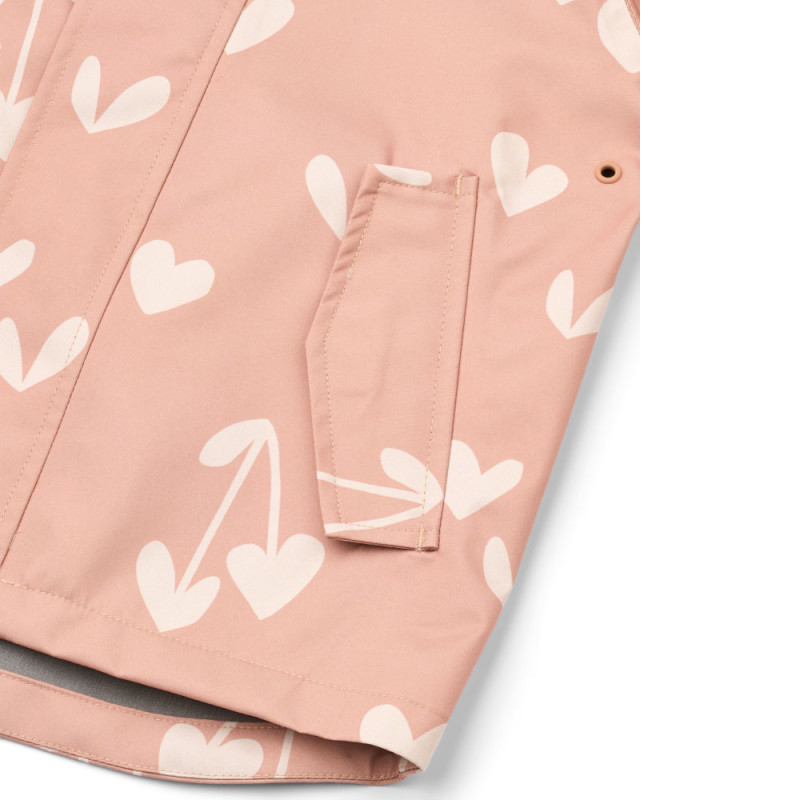 LIEWOOD nepremokavý set Pedia – bunda a nohavice Sweethearts / Pale tuscany