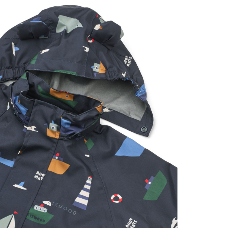 LIEWOOD nepremokavá súprava Manu Sailing / Classic navy