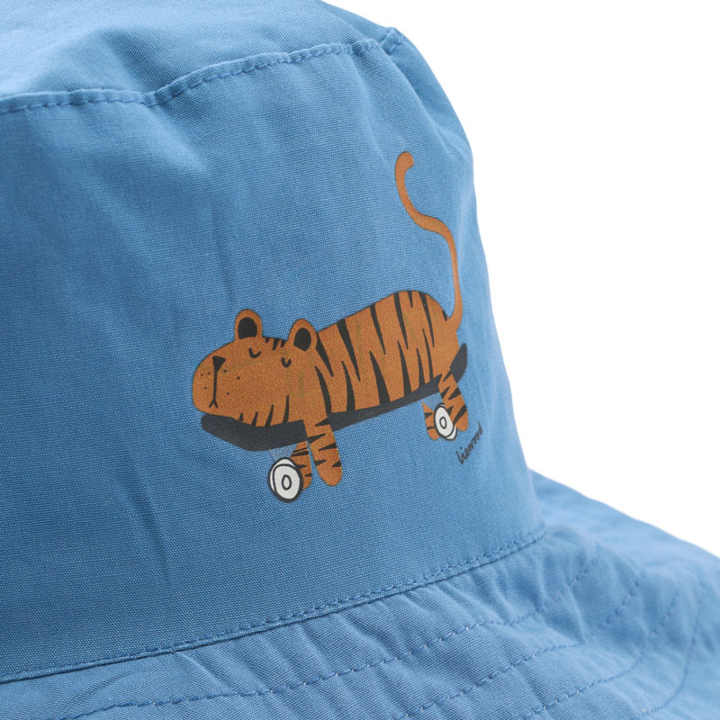 LIEWOOD Detský obojstranný klobúčik Damon Riverside / Creme de la creme