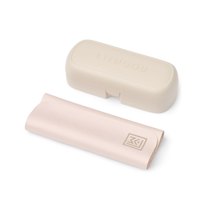 LIEWOOD slnečné okuliare Darla Mr Bear Peppermint transparent 4–10 rokov