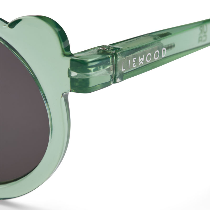 LIEWOOD slnečné okuliare Darla Mr Bear Peppermint transparent 4–10 rokov