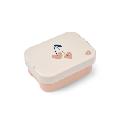 LIEWOOD Detský obedový box Kamil Sweetheart / Sandy