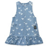 LIEWOOD Rifľové šaty Angelica Sweethearts / light blue