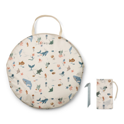 LIEWOOD plážový stan s bazénom Everett Sea creature / Sandy