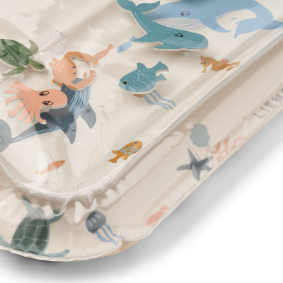 LIEWOOD nafukovacia hracia podložka Elin Sea creature / Sandy