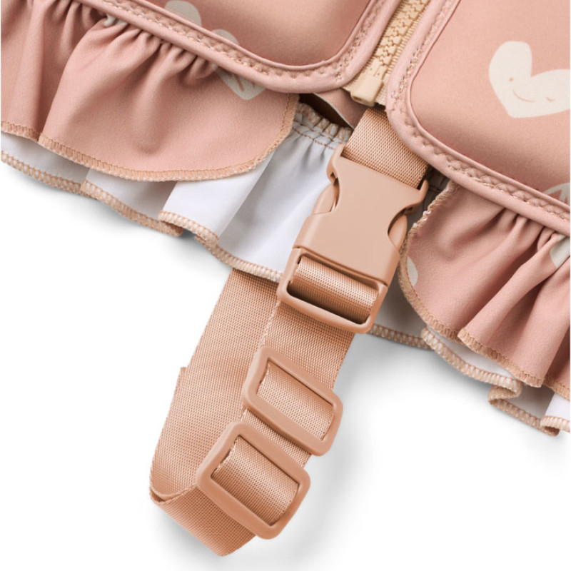 LIEWOOD plávacia vesta Dove Sweethearts / Pale tuscany