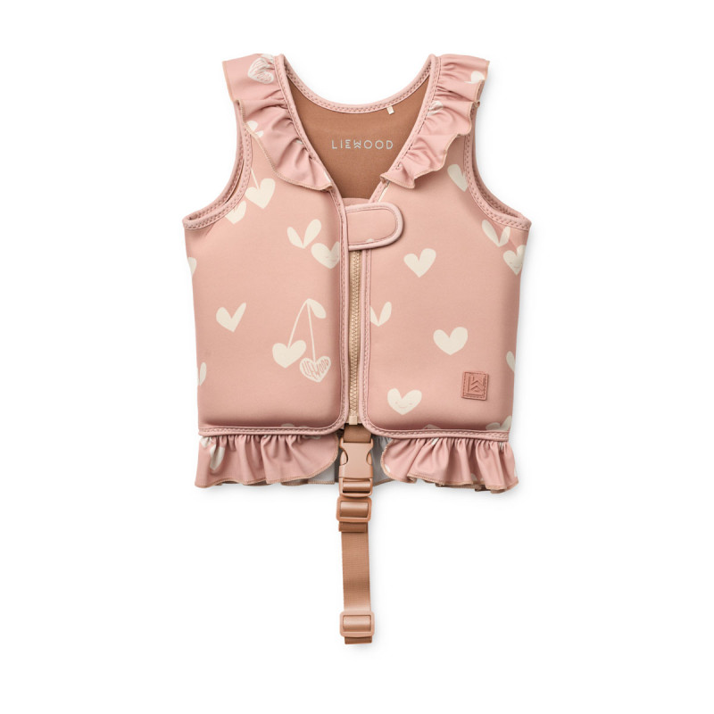 LIEWOOD plávacia vesta Dove Sweethearts / Pale tuscany