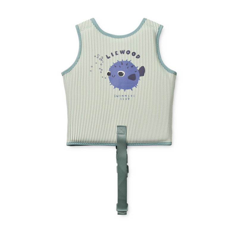 LIEWOOD plávacia vesta Dove Peppermint / Sandy