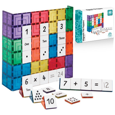 Magnetické kartičky čísla a počítanie 40 ks