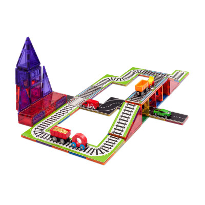 Magnetické kartičky koľajnice 36 ks