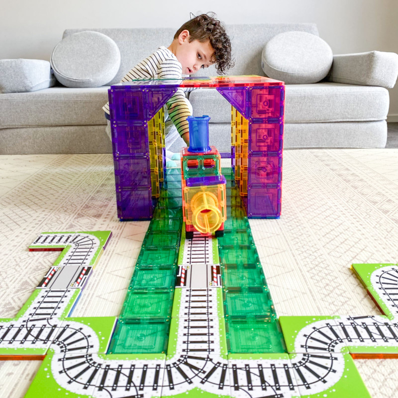 Magnetické kartičky koľajnice 36 ks