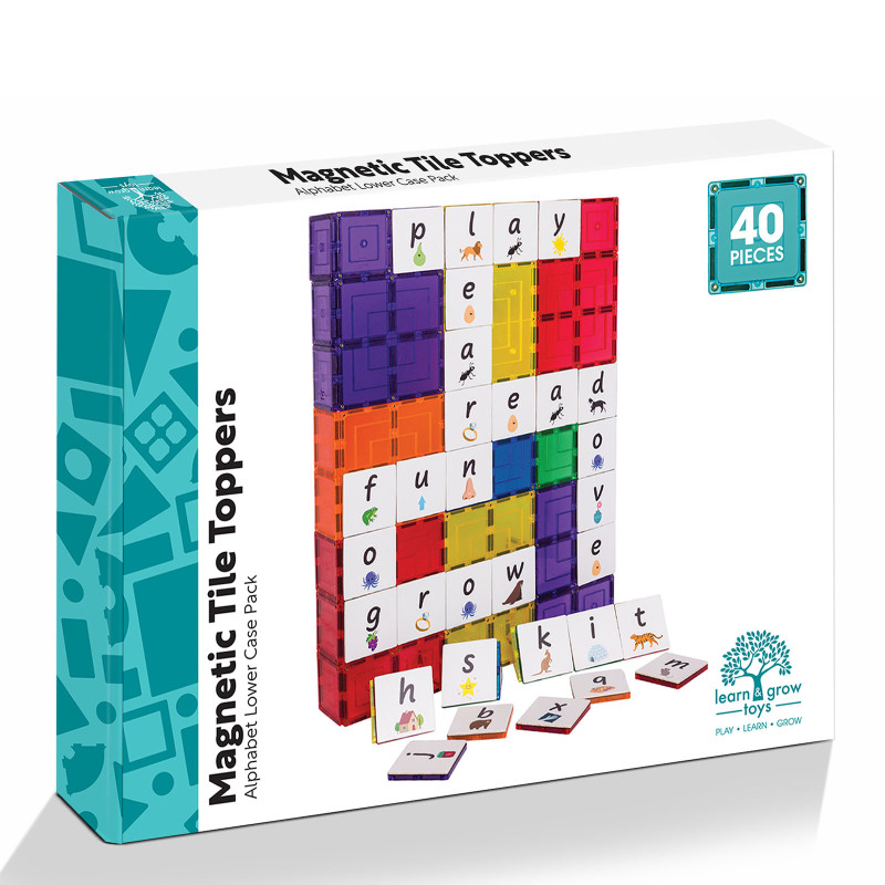 Magnetické kartičky malé písmená 40 ks