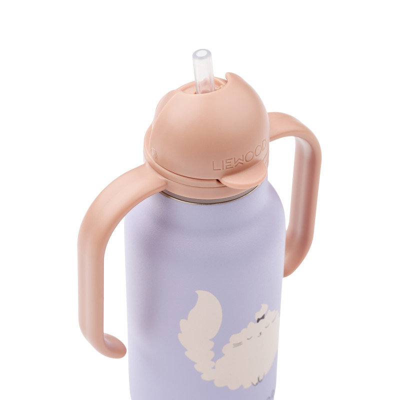 LIEWOOD termoska Kimmie 250 ml Cat / Warm lilac