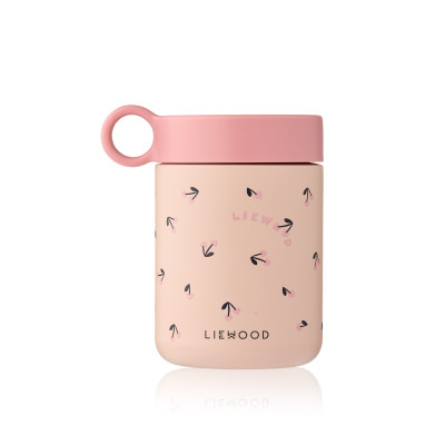 LIEWOOD Termo dóza na jedlo Kiani Mini Cherry heart / Rosey