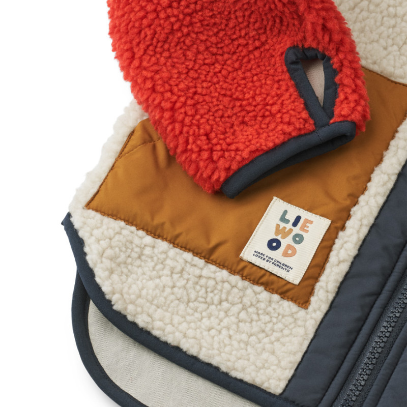 LIEWOOD Bunda Noam Pile Jacket Garden green multi mix