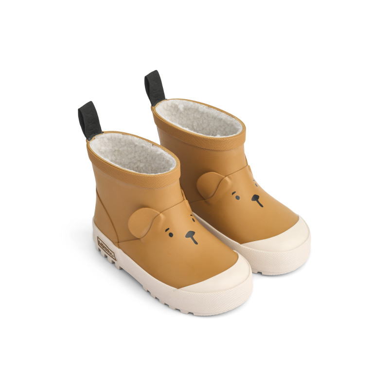 LIEWOOD zateplené gumáky Jesse Bear Golden caramel
