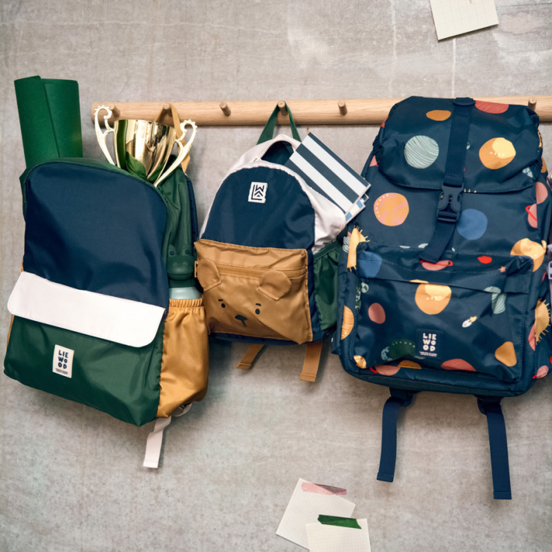 LIEWOOD batoh Andreas Bear Classic navy multi mix