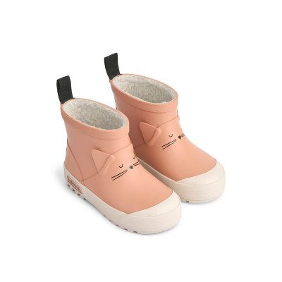 LIEWOOD zateplené gumáky Jesse Cat Tuscany rose